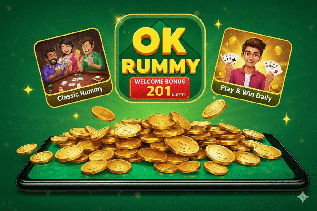 ok rummy game banner